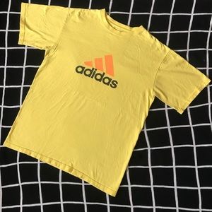 Yellow Adidas t-shirt